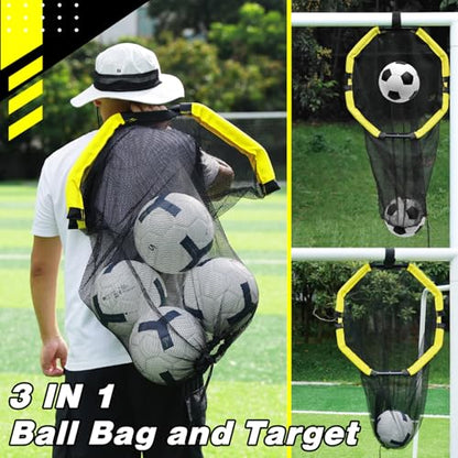 Happy Jump 3 in 1 Soccer Goal Target Net Practice