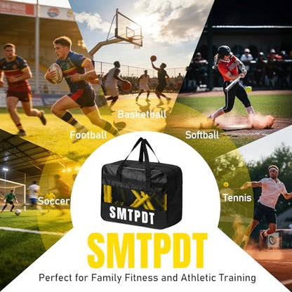Agility Ladder,Soccer Training Equipment Set,20ft Speed Ladder,4 Agility Hurdles,Football Basketball Training Equipment,Football Accessories for Kids Youth Adults | Footwork, Speed & Agility Training - color: Yellow