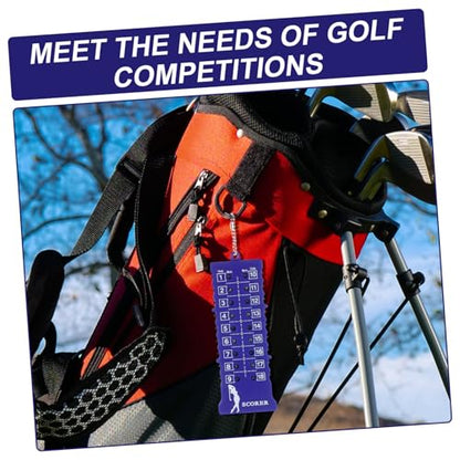 Golf Score Counter Shot Stroke Counter for Women Compact Scoreboard for Golf Tournaments Practice