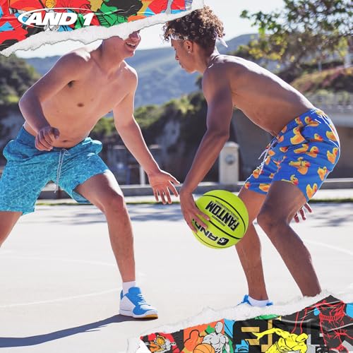 AND1 Fantom Rubber Basketball: Official Regulation Streetball - Deep Channel Construction, Made for Indoor Outdoor