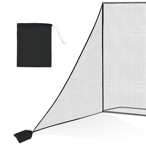 Golf Hitting Nets Attachment, 7 * 10/7 * 7FT Heavy Duty Side Net Barrier Net for Golf, Baseball, Hockey with Sandbag - size: 7x7ft(1Pack)