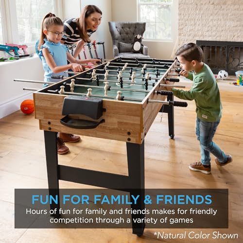 Best Choice Products 2x4ft Combo Game Table Set for Home, Game Room, Friends & Family w/Hockey, Foosball, Pool, Shuffleboard, Ping Pong, Chess, Checkers, Bowling, and Backgammon - color: Gray