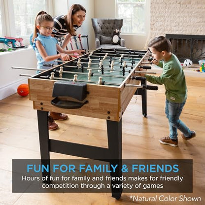 Best Choice Products 2x4ft Combo Game Table Set for Home, Game Room, Friends & Family w/Hockey, Foosball, Pool, Shuffleboard, Ping Pong, Chess, Checkers, Bowling, and Backgammon - color: Gray
