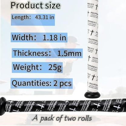 4 Pcs Cross Baseball Bat Grip Tapes, 1.5mm, Precut and Full Adhesive Softball Grip Tape,Non-Slip Baseball Bat Wrap, for Multi-Sport Handles - color: 4:13 white+black
