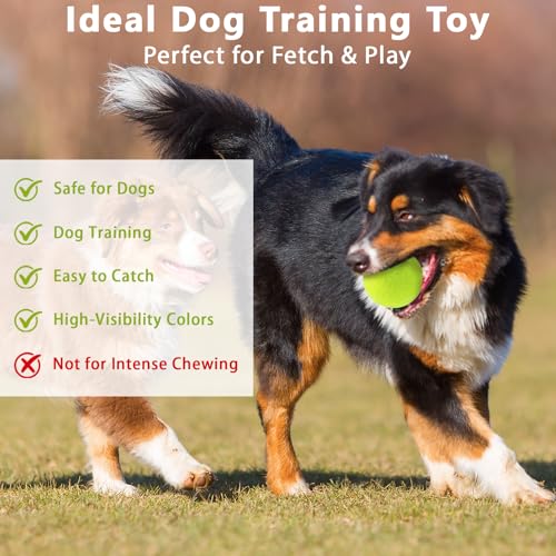 Tennis Balls,8/18/40/90 Pack Training Tennis Balls Practice Balls with Mesh Bag for Easy Transport, Pet Dog Playing Balls, fit for Beginner Training Ball