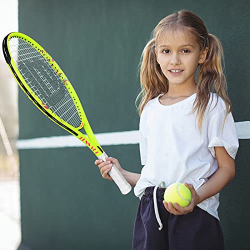 Tennis Racket for Kids Junior, 19/21/23/25 Inch Youth Tennis Racquet with Cover, Suitable for Beginner Boys and Girls Age 3-12