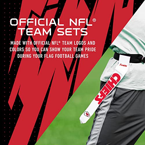 Franklin Sports NFL Team Flag Football Sets - Belts + Flags - Kids + Adults - Fits Up to 36" Waist - NFL Licensed