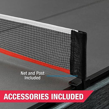 MD Sports Table Tennis Tables Multiple Styles Ping Pong Tables, Foldable for Easy Storage with Nets Included, Perfect for Family Game Rooms | Multiple Styles - style: 7 Ft. Foldable Tabletop