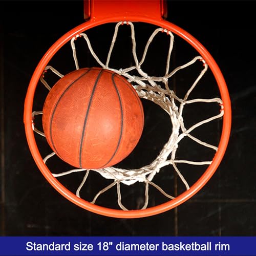 PATIKIL Basketball Rims Replacement Bear Solid Steel - color: Orange