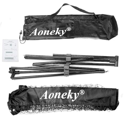Aoneky Mini Portable Tennis Net for Driveway - Kids Soccer Tennis Net - Pickleball Net - size: 6.8 Feet