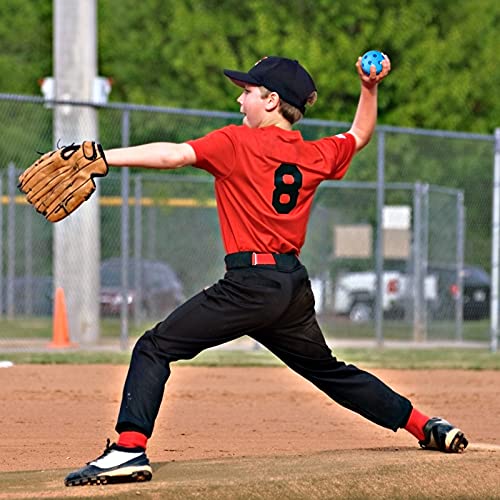 Coopay 24/80 Pack Practice Baseball SoftBalls Plastic Training Balls Lightweight Hollow Balls with a Drawstring Bag for Hitting, Baseball Training Indoor Outdoor Use - color: Green and Blue, style: 24 Pack