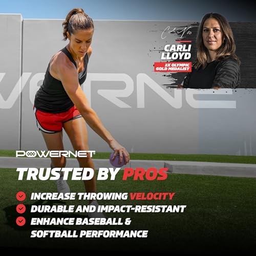 PowerNet Power Plyometrics Weighted Training Ball, Softball & Baseball Training Equipment, Weighted Baseballs to Increase Throwing Velocity - style: 32 OZ Ball Only