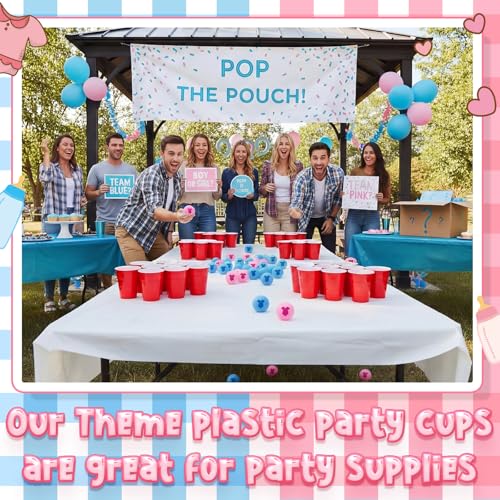 Skylety 24 Pcs Table Tennis Balls Bulk Gender Reveal Baby Shower Swing Shaking Balls Interactive Beer Game Party Favor for Adult Novelty Twerk Game Playing Decoration for Women Men
