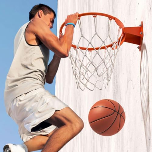 Basketball Hoop Net - Outdoor All Season Replacement, Anti Goal Mesh System, Strong Netting, Long Lasting Rim Fit Accessory | Barn, Yard, Court, Training, Recreation Area Use
