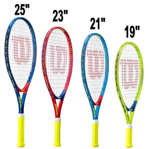 Wilson US Open Junior Tennis Racquet Bundled with an Advantage 2.5 Tennis Bag