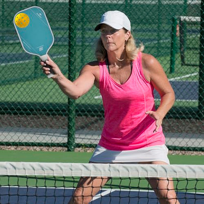 FH-500 T700 Pickleball Racket, 14MM Thick Two-Handed Offensive Pickleball Racket, Speed and Control - color: Light Blue