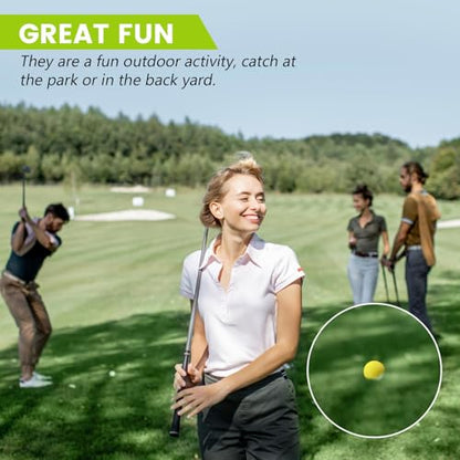Junkin 80 Pcs Foam Golf Balls Practice Balls Realistic Feel and Flight Sport Training for Indoor or Outdoor Backyard Golf Training
