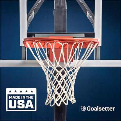 Goalsetter HD Breakaway Single Spring Basketball Rim Includes Mounting Hardware and Nylon Net
