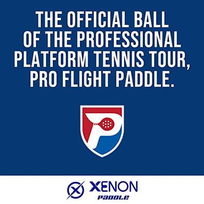 X Platform Tennis Balls by Xenon, Bright Yellow for High Visibility, Superb Durability, APTA Approved, 2 Balls per Sleeve - size: 1 Sleeve - 2 Balls, style: Regular