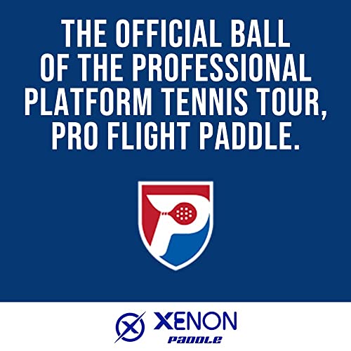 X Platform Tennis Balls by Xenon, Bright Yellow for High Visibility, Superb Durability, APTA Approved, 2 Balls per Sleeve - size: 1 Sleeve - 2 Balls, style: Regular