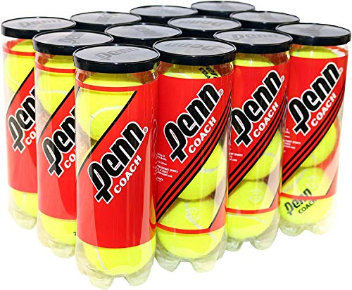 Penn Tennis Ball cans Set - color: Yellow, size: 12 cans