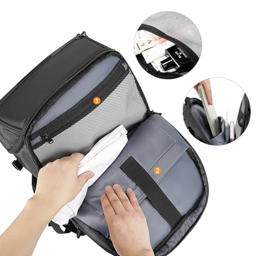 TANGCORLE Basketball Backpack Large Sports Equipment Bag with Separate Ball & Shoes Compartment, Sports Backpack Fit Soccer Volleyball Backpack