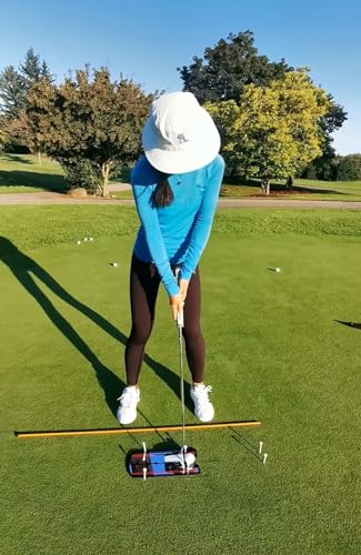 New A99 Golf Putting Mirror Training Alignment Aid Practice Trainer w/carry Bag Improve your short game Great golf Gift Christmas/Birthday Gift