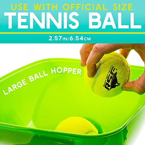 Franklin Pet Supply Ready Set Fetch Automatic Tennis Ball Launcher Dog Toy - Authentic Tennis Ball Thrower - Launchesup to 40' - Interactive Pet Toy - color: Green/Black