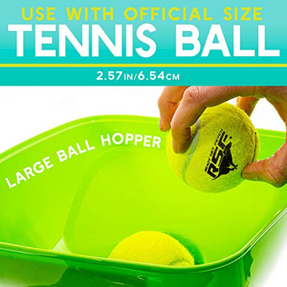 Franklin Pet Supply Ready Set Fetch Automatic Tennis Ball Launcher Dog Toy - Authentic Tennis Ball Thrower - Launchesup to 40' - Interactive Pet Toy - color: Green/Black