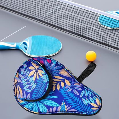 Table Tennis Bag - Colorful Table Tennis Racket Case, Durablee Table Tennis Paddle Case | Elastic Sports Containers Bag, Tennis Racket Storage Bag with Thick Layers for Friends, Teenagers, Families