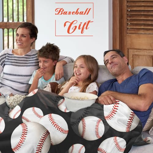 Baseball Blanket Baseball Gifts for Boys Sport Baseball Throw Blanket Baseball Bedding Baseball Stuff Room Decor 50"x40"