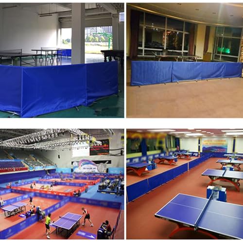The Movable Ping Pong Ball Baffle,Portable Table Tennis Surround Fence, for Easy Setup and Quick STO，（Color，8 Pieces）