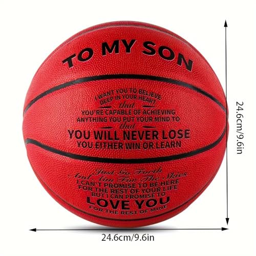 Special Basketball to Show Your Son How Much You Love Them for Kids!International Standard Size(Without a Pump)