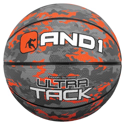 AND1 Mini Basketball Pack Set for Kids (Deflated w/Pump Included): - 7-Inch Premium Youth Size Basketballs, Easy to Grip - color: Camo Series, size: 3