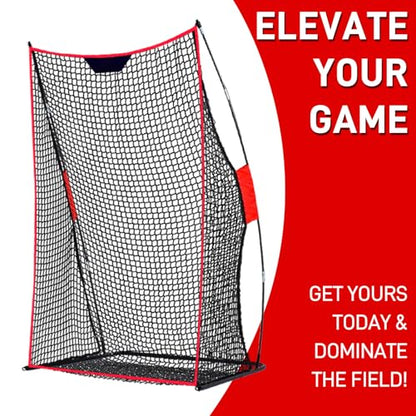 Football Throwing Quarterback Net: 7x4FT Foldable Target Toss Training Game for Backyard Field Teens Adults Practice Gifts