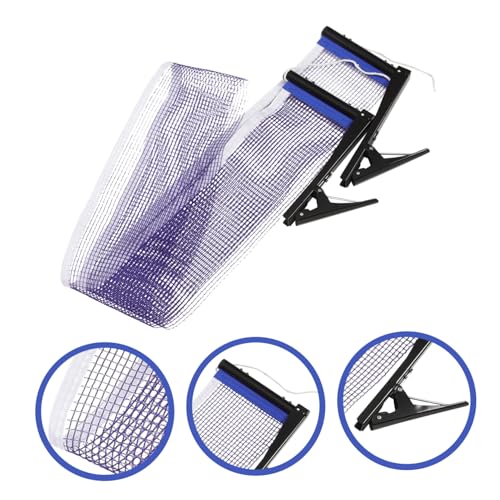 Hemoton Table Tennis Net Set Reusable Pong Net Portable Tennis Rack for Serving
