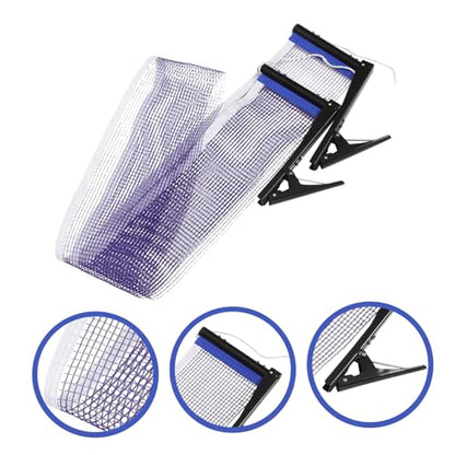 Hemoton Table Tennis Net Set Reusable Pong Net Portable Tennis Rack for Serving