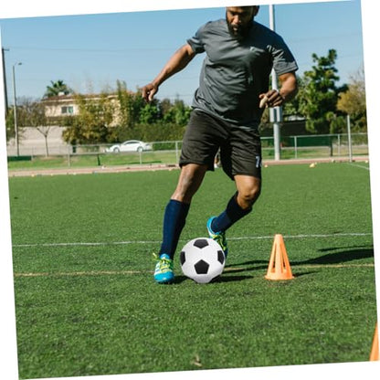 Size 5 Training Soccer Ball Pu Machine-Seamed Outdoor Football, Sturdy Practice Ball for Youth Soccer and Training Sessions