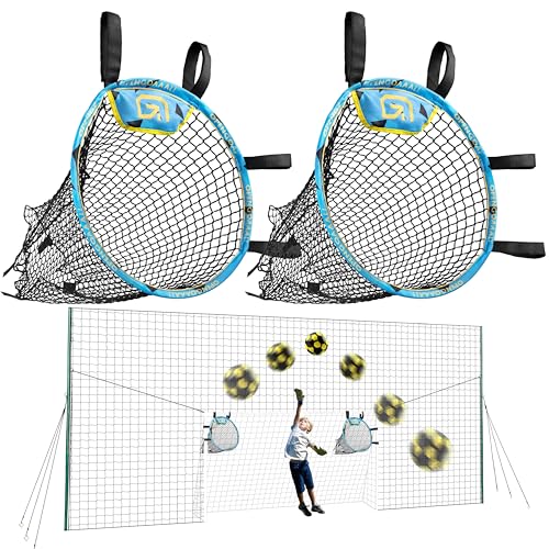 Open Goaaal 3-in-1 Soccer Training Rebounder - Soccer Goal for Volley, Passing, Training - Outdoor Sports, Backyard Games - size: Standard with Targets
