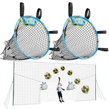 Open Goaaal 3-in-1 Soccer Training Rebounder - Soccer Goal for Volley, Passing, Training - Outdoor Sports, Backyard Games - size: Standard with Targets