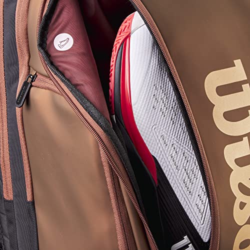 WILSON Adult Tennis Bag - color: Brown, style: 2 Pack