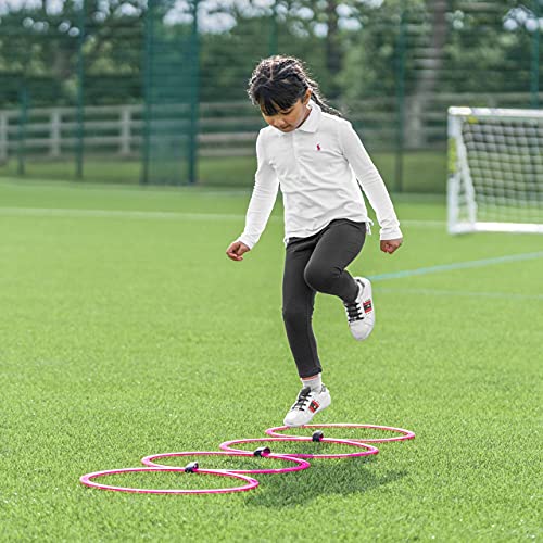 FORZA Agility Rings [12 Pack] | Speed & Agility Training Equipment for Athletes - Available in 10 Colors - color: Sky Blue