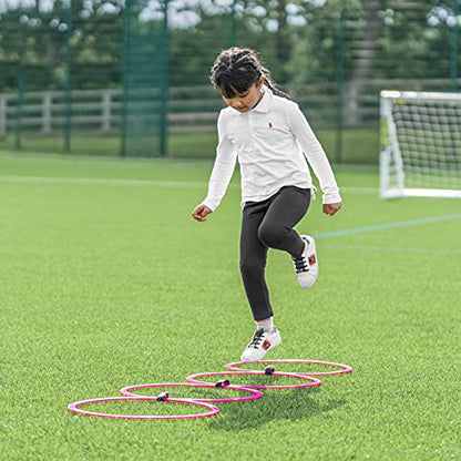FORZA Agility Rings [12 Pack] | Speed & Agility Training Equipment for Athletes - Available in 10 Colors - color: Sky Blue
