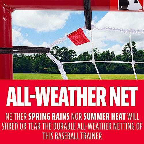 Franklin Sports Baseball Rebounders + Pitchback Nest - Pitch Return Trainer + Rebound Net with Attachable Pitching Target- All Angle Fielding Rebound Net for Grounders + Pop Flies