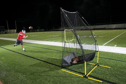 SKLZ Quickster Football Net: Portable, Durable Training Goal for Football Practice – Easy Setup, Stable Design, Ideal for Improving Passing and Kicking Accuracy and Skill Development - style: QUICKSTER 4 IN 1 FOOTBALL TRAINER