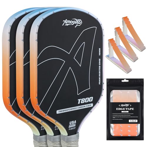 Pickleball Edge Guard Tape, Pickleball Protection Tapes 3 Pcs, Gradiant Color Edge Tape, 23MM & 26MM Width, No Wrinkling Edge Guard for 13MM & 16MM & 20MM Thicknesse Paddles - color: Orange to Blue to Pink Gradiant, size: 26MM