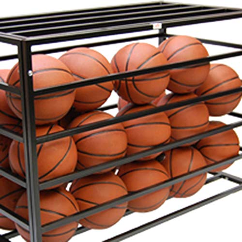 Trigon Sports Sports Lockable Ball Storage Cart, Basketball Storage Bin for Indoor Outdoor, Rolling Exercise Ball Cart Holder for Gym, School, Club - style: Locker