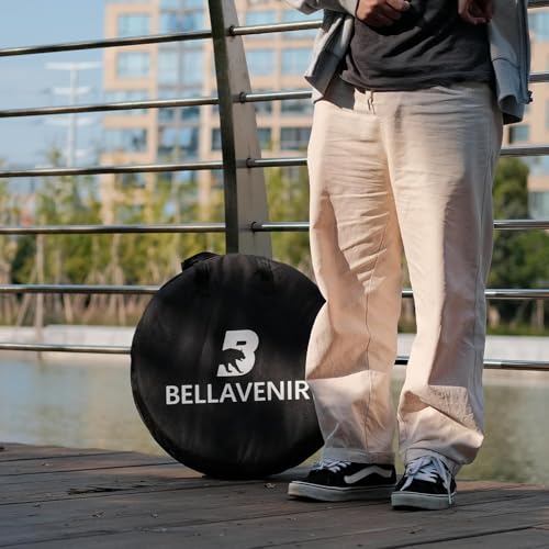 BELLAVENIR Outdoor Pop-up Defenders Football Basketball Soccer 3-Pack Dummies Portable Training Equipment Upgraded Spring Coil