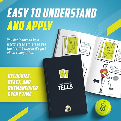 The Little Black Book of Tells - Master Tennis Anticipation, Strategy & Tactics with 52 Tells and Video Access - Learn Essential Tips and Insights on Ball Prediction for Poaching, Alley & Lob Coverage