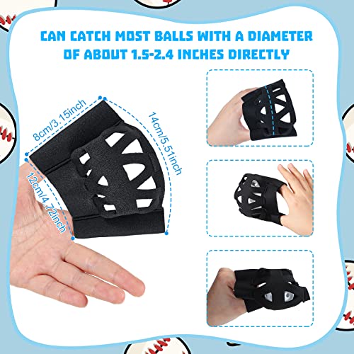 Zhengmy 10 Packs Web Glove Baseball Training Glove Designed to Catch Golf Sized Practice Ball Catcher Training Aids Suitable for Softball Field Drills Hand Eye Coordination Teaching - size: Small